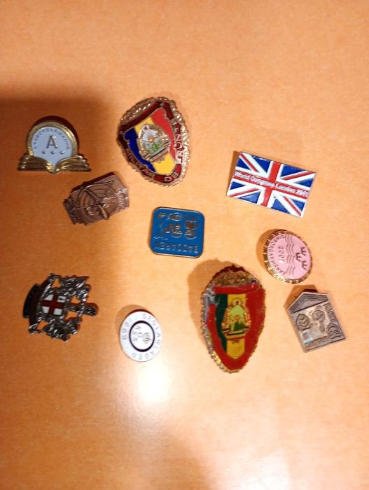 Lot de 10 insigne