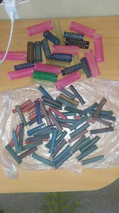 Бигуди пластиковые и резиновые