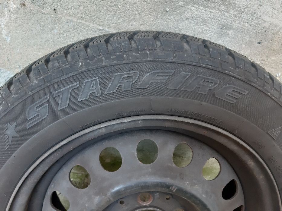 Anvelope cu tot cu jante  stare ff buna set 4 bucati