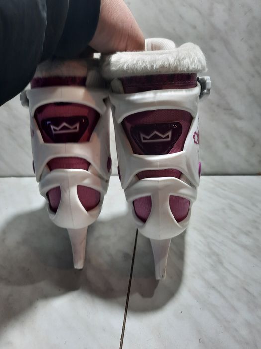 Patine gheata 338 patinaj reglabile Crowned marime 32-33-34-35