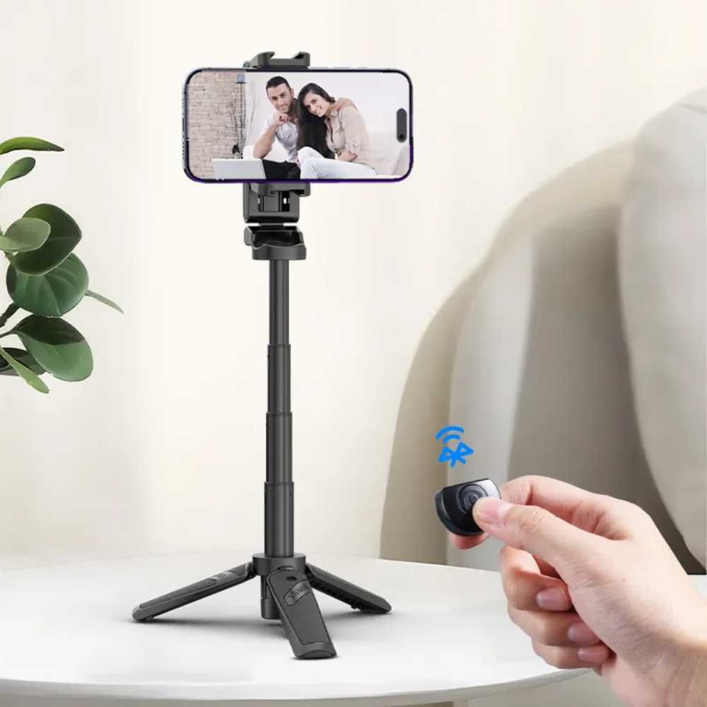 Ulanzi JJ02 Сгъваем селфи стик с Bluetooth дистанционно | Tрипод