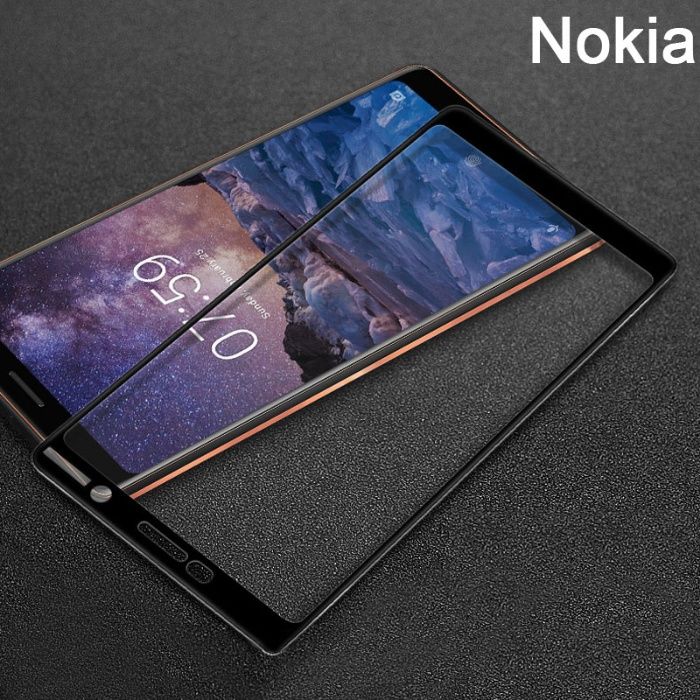 3D стъклен протектор за NOKIA 6.1, 7.1, 8.1, 5.1