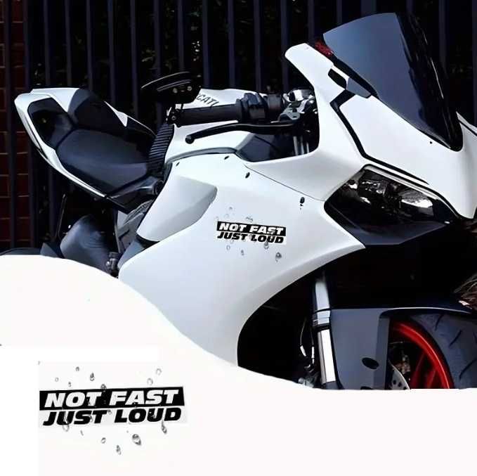 Стикер "Not fast just loud"