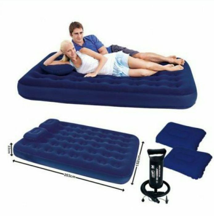 Матрас intex 152x2.03x25 надувной Matras 2 падушки+ насос