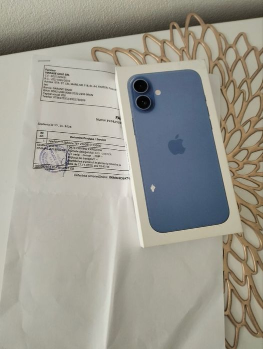 Iphone 16 plus ,256 gb nou
