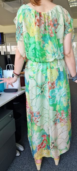 Rochie de vara din matase colorata