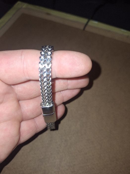Браслет мужской  не серебро