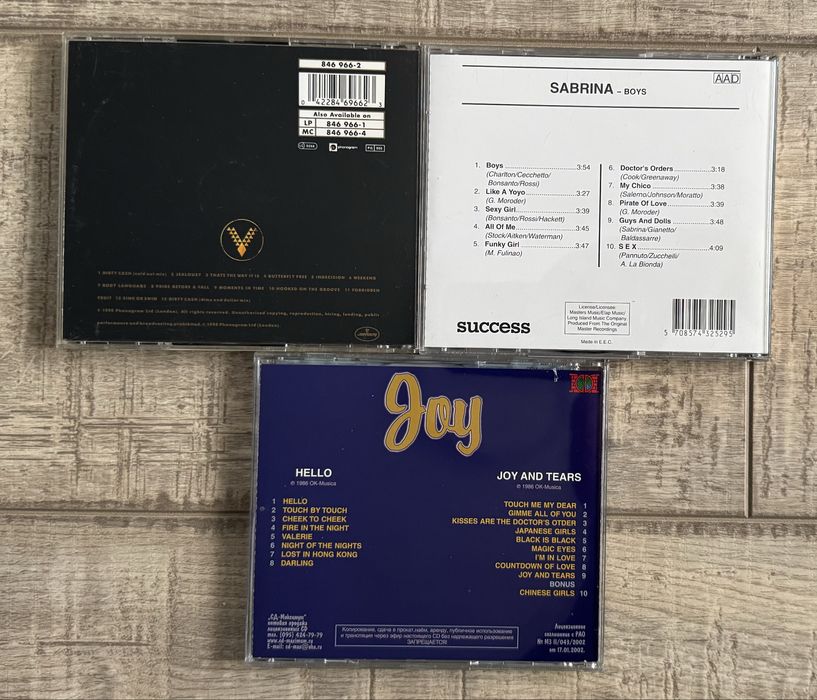 Cd-uri muzica italo-disco/pop/rock anii 80-90