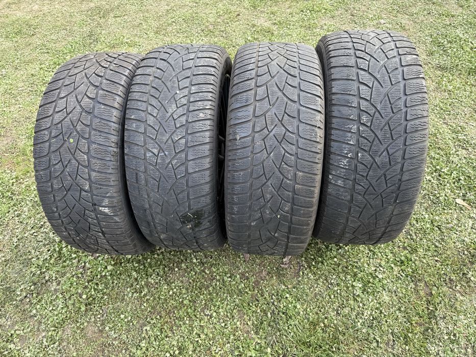 jante Bmw f10 cu anvelope 245/45 R18 iarna(m+s) Dunlop