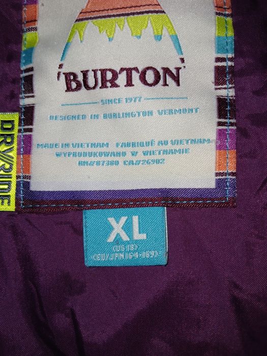 Детско дамско ски сноуборд яке Burton XL