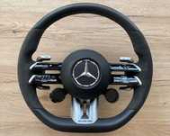 Волан за Мерцедес AMG кожа+алкантара