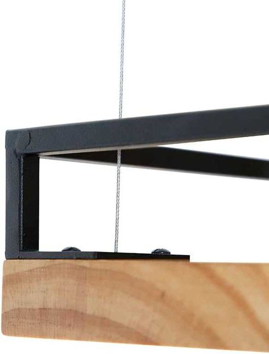 Qazqa - Shelf Индустриална висяща лампа за трапезария за таван