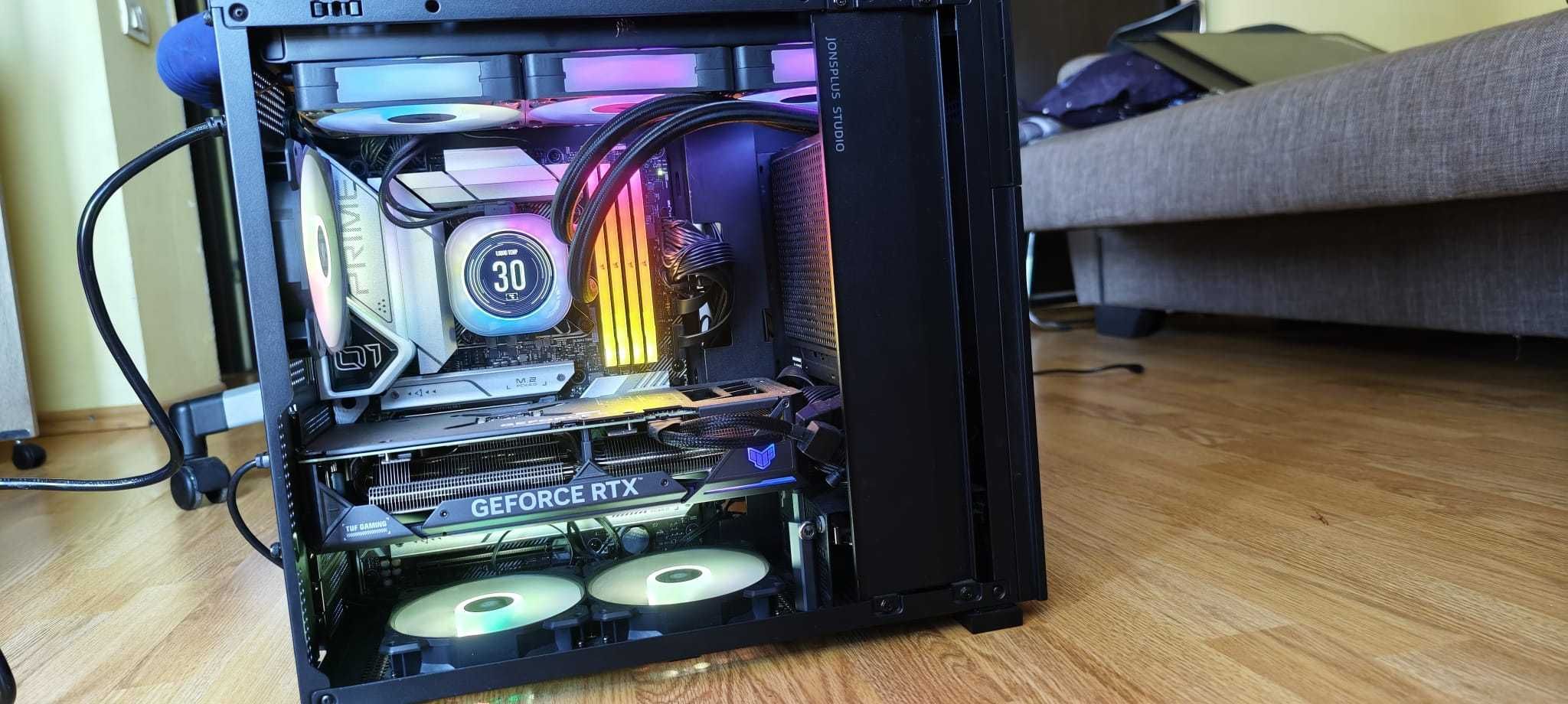 PC Gaming i7-14700KF, RTX 4070 SUPER TUF, 64GB DDR5, AIO 360