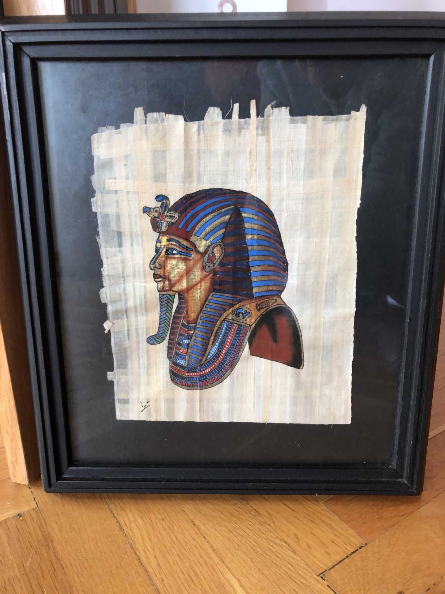 Оригинална египетска рисунка на папирус