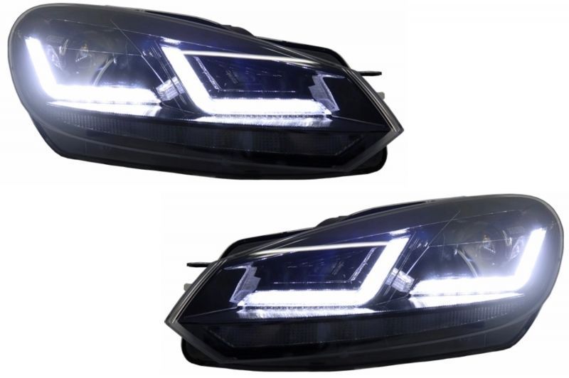 Faruri Osram LED compatibil cu VW Golf 6 VI (2008-2012) cu Stopuri LED