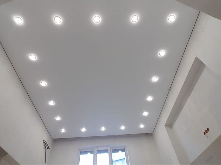 Натяжние потолки!! 999 тг кв/м Натежное потолки