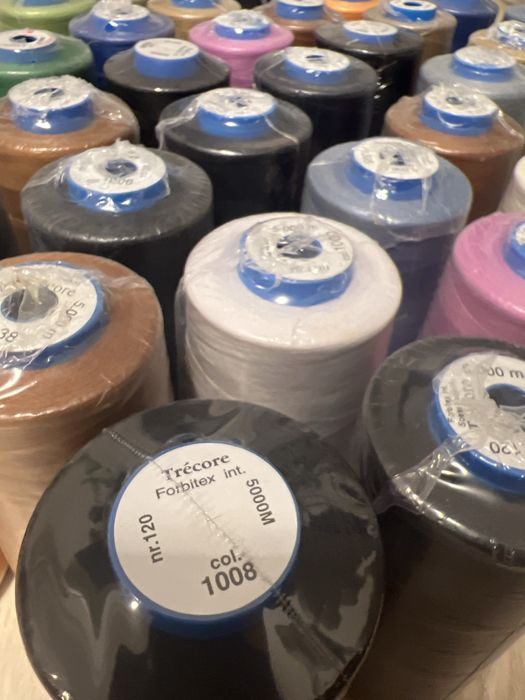 Ață pentru cusut, 100% poliester, 5000m, finețe 120