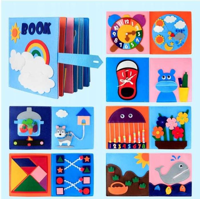 Образователна сензорна книга, Монтесори 3D