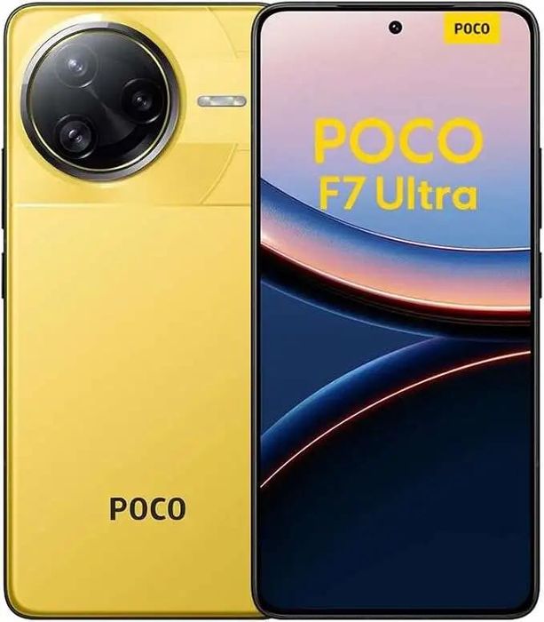 НОВ! Xiaomi Poco F7 Ultra 5G 512GB 12GB RAM Black / Yellow