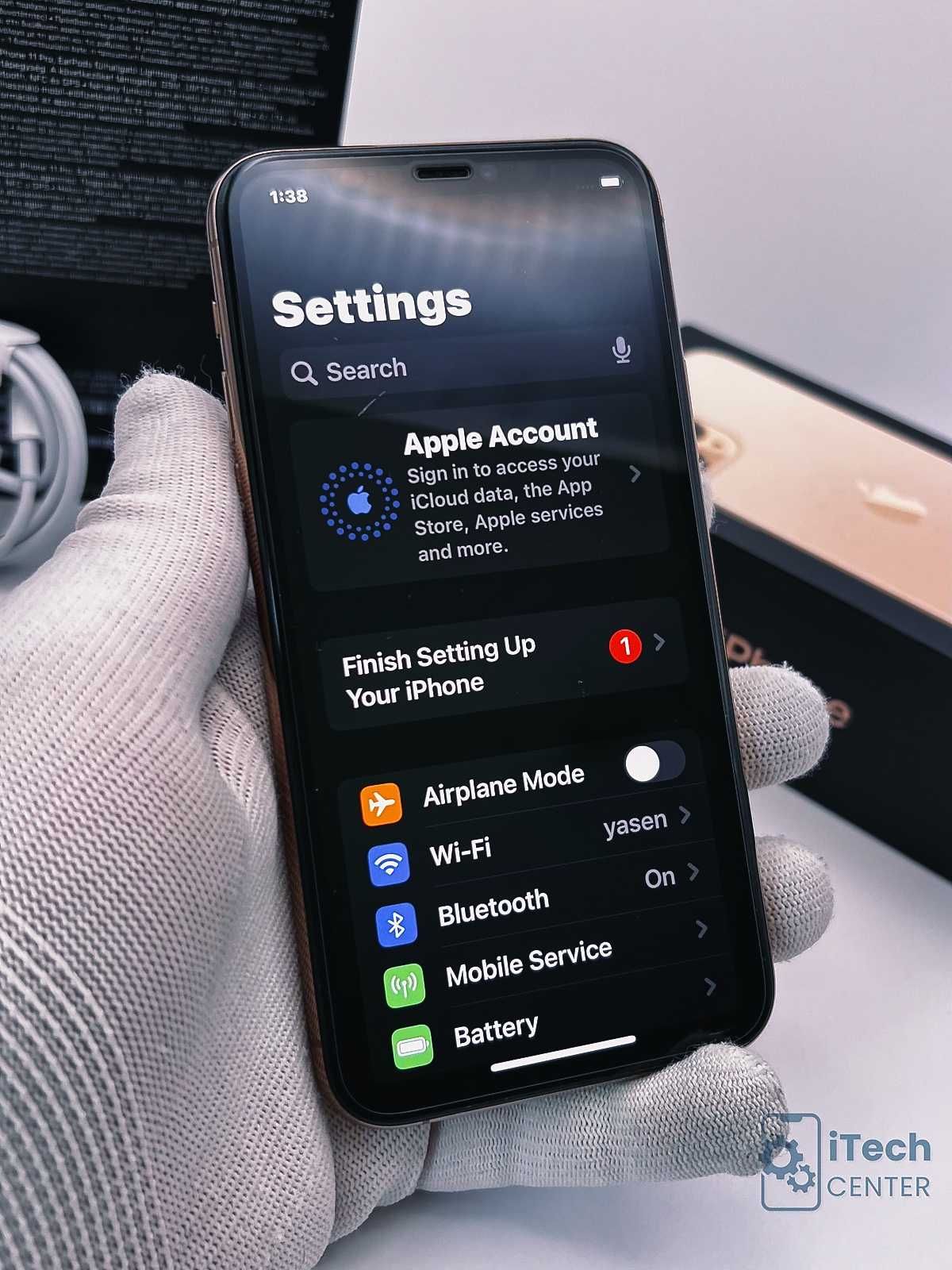 iPhone 11 PRO, 256GB, Gold, 100% батерия, КАТО НОВ, 1г. ГАРАНЦИЯ!