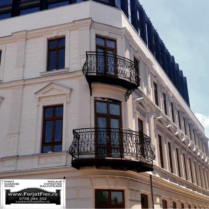 Balcon fier forjat