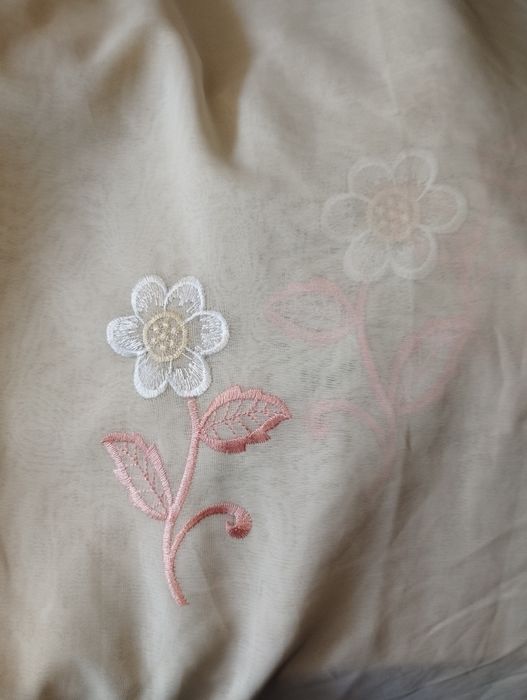 Set draperie și perdea crem