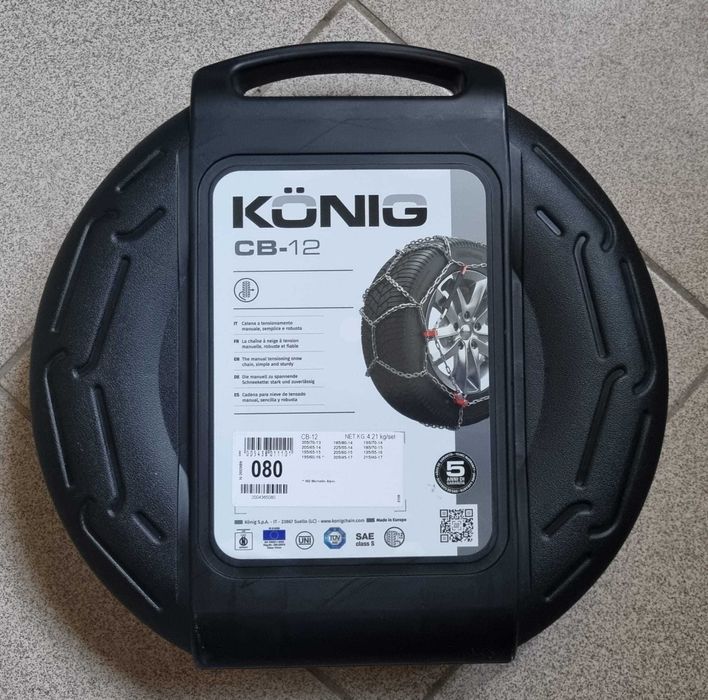 Vând lanțuri antiderapante König/Thule 12 mm, CB-12 080, nefolosite