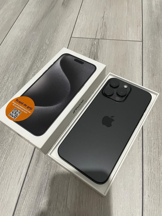 Vând/Schimb iPhone 15 Pro Max, 256GB, Full box.