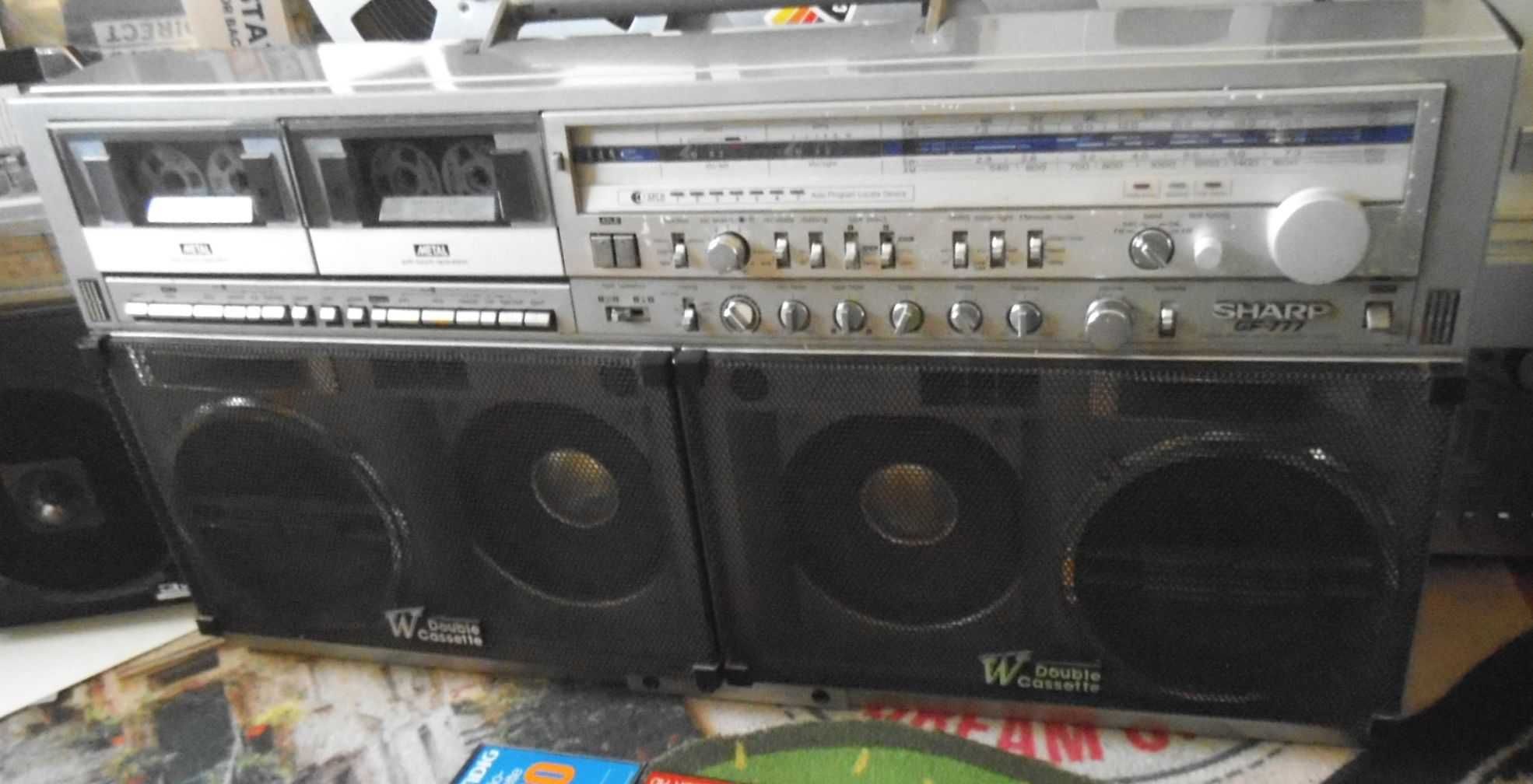 RADIO CASETOFON SHARP GF-777Z Stereo Double Cassette Recorder