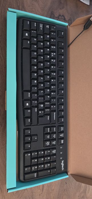 Vând Tastatură Business Logitech K120 (USB, Negru, US Int'l)