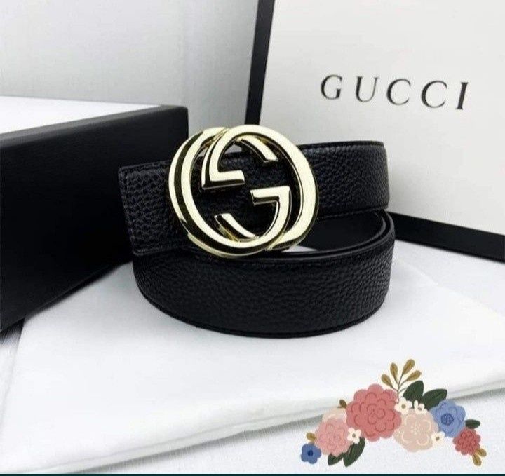 Curele Gucci new model unisex, logo metalic, argintiu sau negru