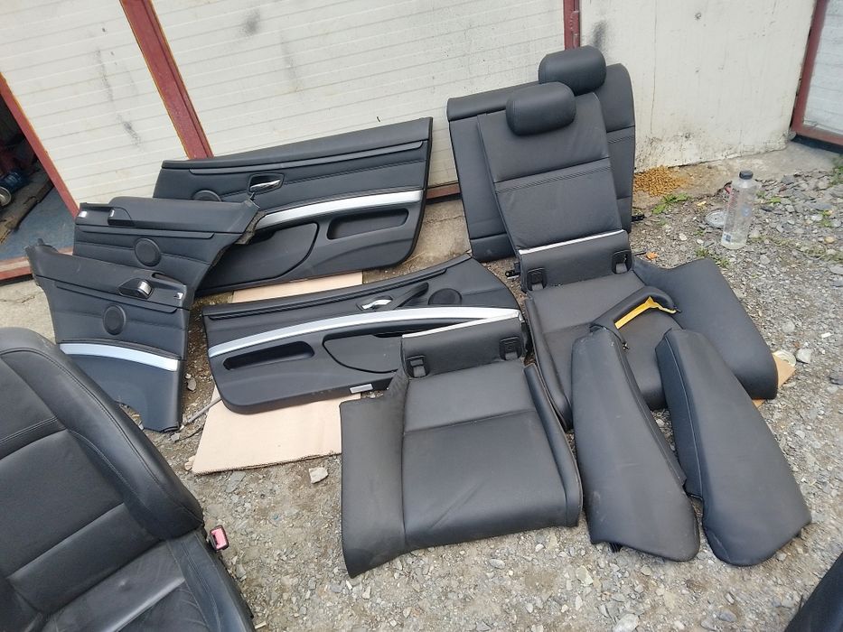Interior recaro/m pachet piele neagra fara încălzire semi electric BMW