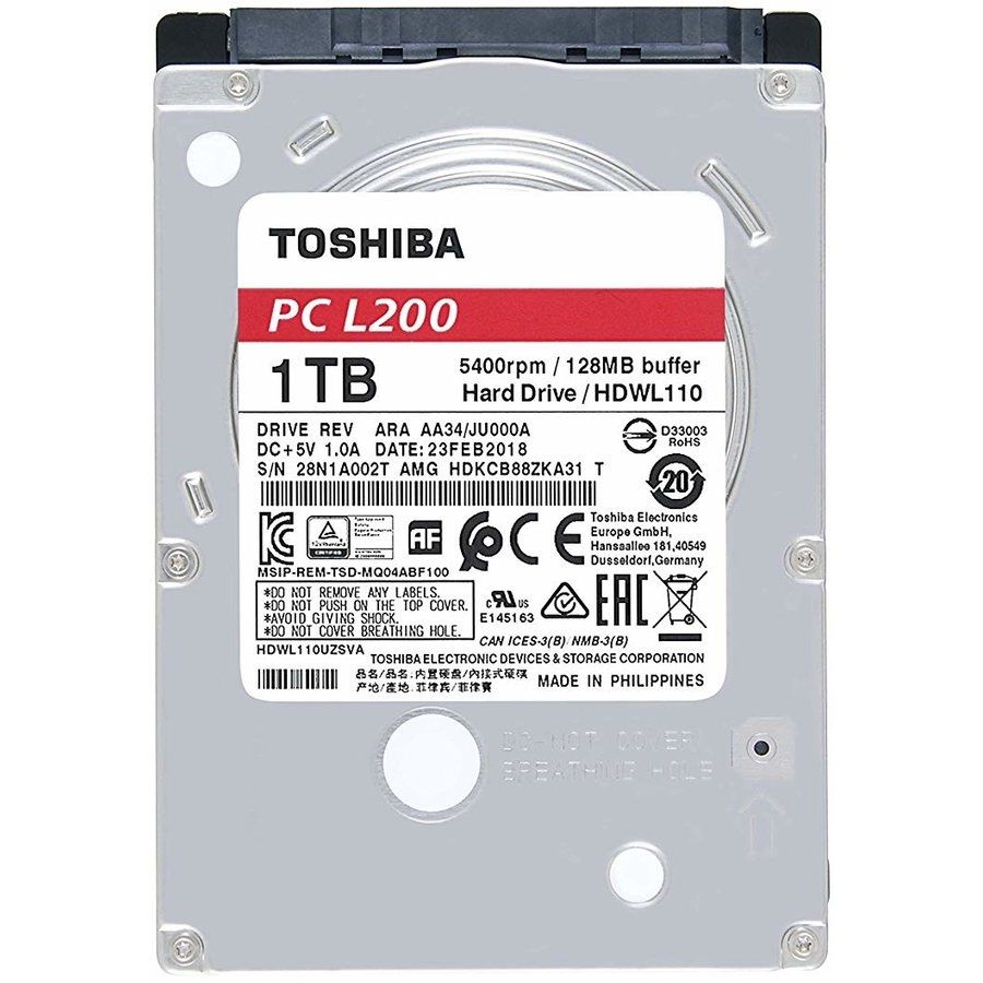 Hdd laptop 2,5" Toshiba 1TB