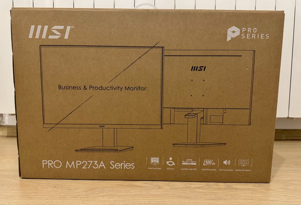 Монитор MSI PRO MP273A, 27 инча