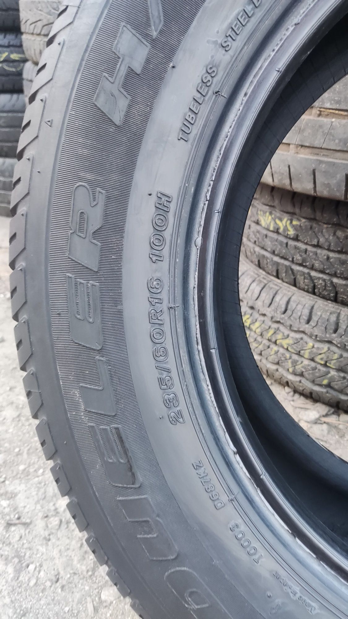 4бр гуми 235/60/16 Bridgestone Dueler/ М+S
6-6,6mm грайфер
Добро състо