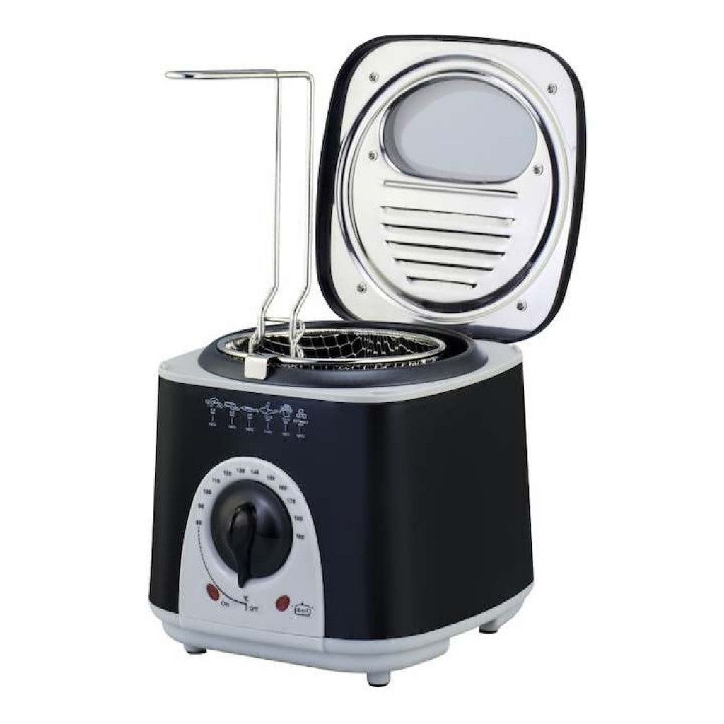 Фритюрник и уред за приготвяне на фондю, 950W 80°-190°С, 1л., 6бр. вил