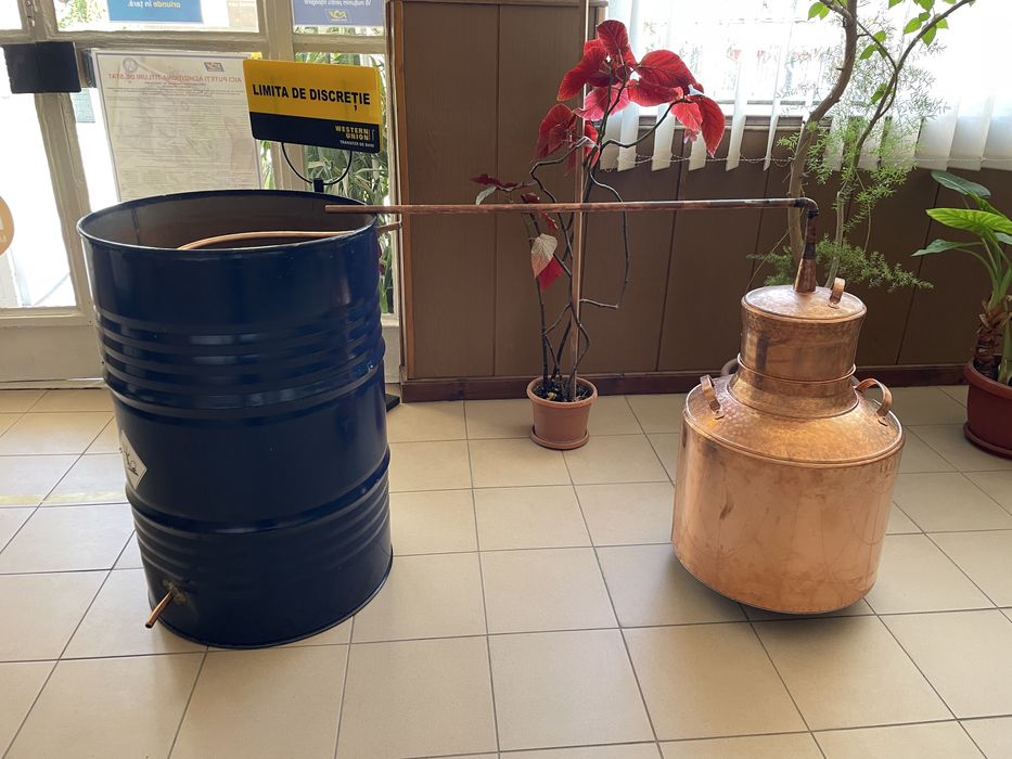 Cazan tuica de cupru sau inox avem pe stoc pret de producator