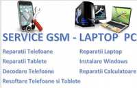 Service GSM telefoane- PC