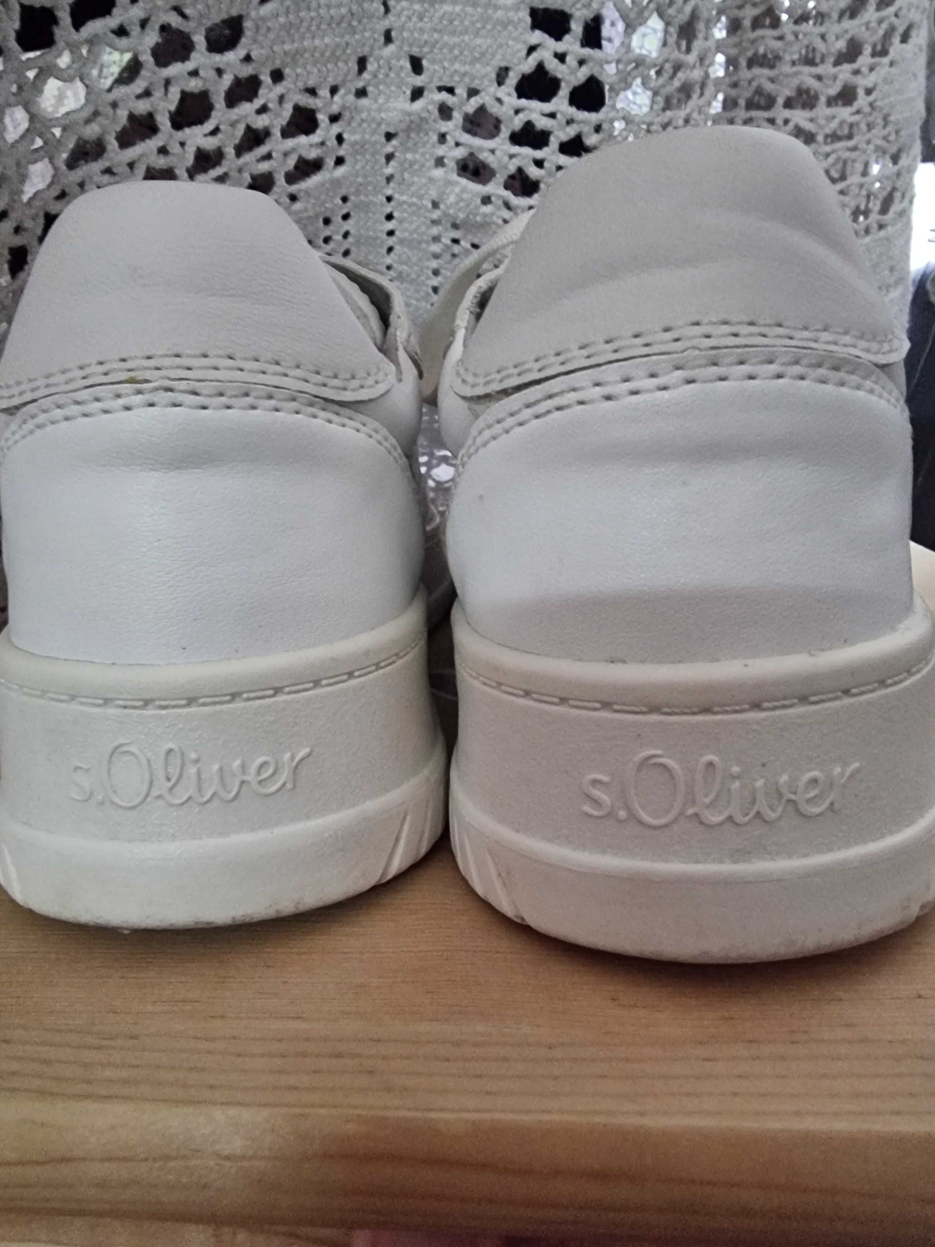 s'Olivier обувки цвят: бял 40 номер, стелка 26 см