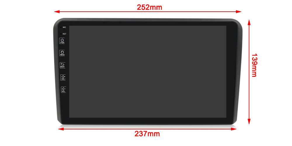 Navigatie AUDI A3 2002-2012, 9INCH, 2GB RAM 32 ROM, Android 13