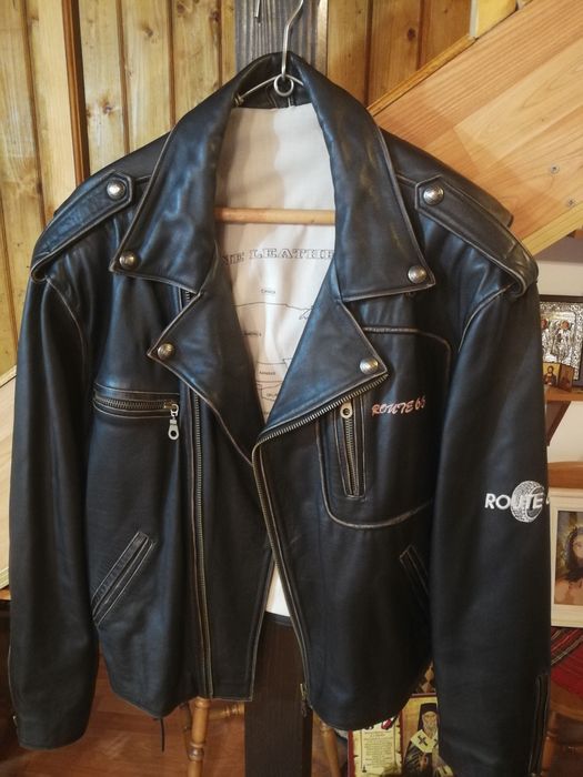 Geaca Vintage Route 66 Indian Skull(editie limitat)Rocker/Moto/Biker