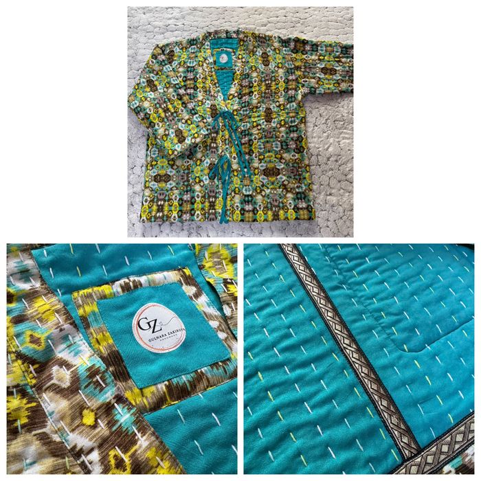 Теплый чапанчик в этническом стиле