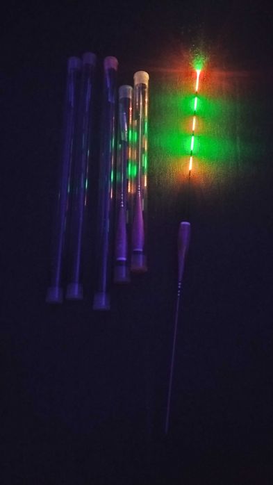 Комплект светещи плувки за риболов