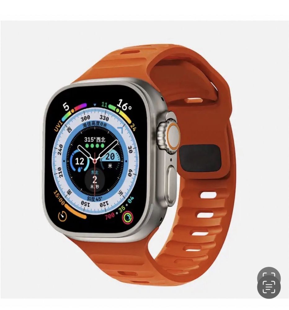 Curea Husa Folie Air Soft Compat Ceas Apple Watch ULTRA 10 9 8 7 6 5