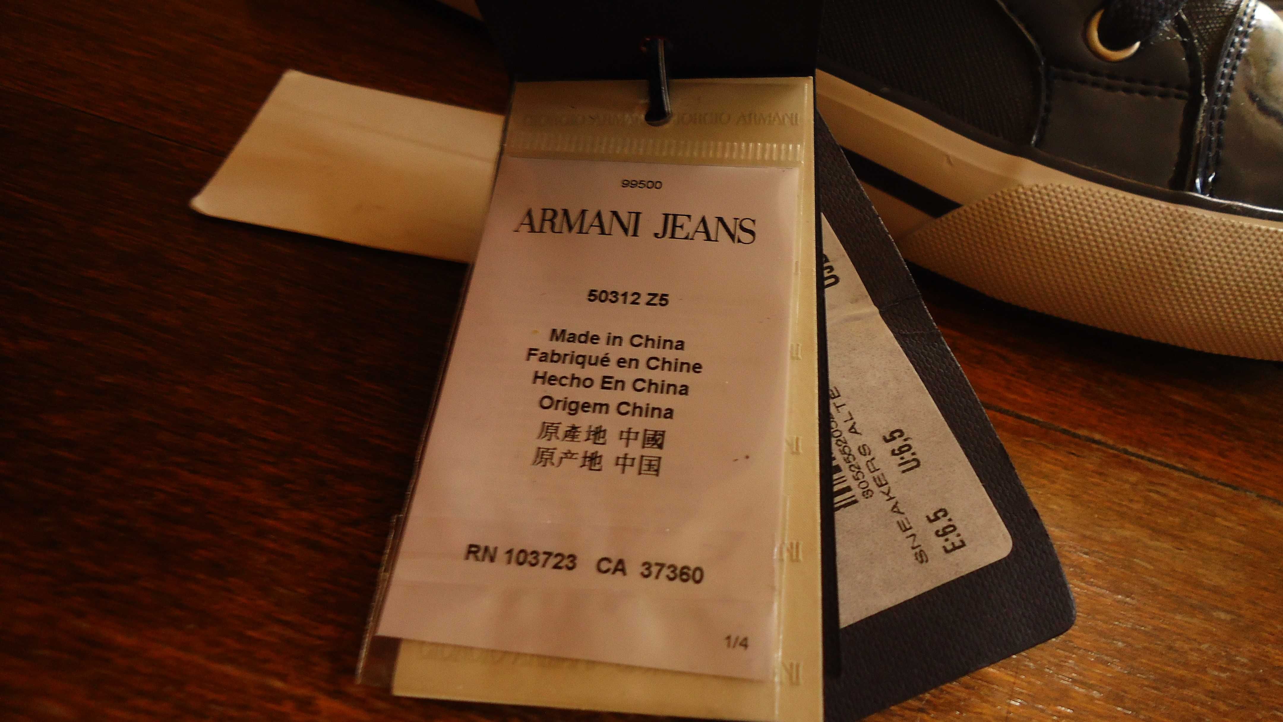 Armani Jeans EU 40/US 8.5/UK 6.5 Дамски Кецове Сини НОВО