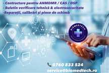 Contractare service aparatura medicala ANMDMR/CAS/DSP