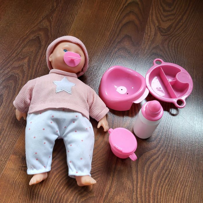 Кукла говореща пееща плачеща с аксесоари