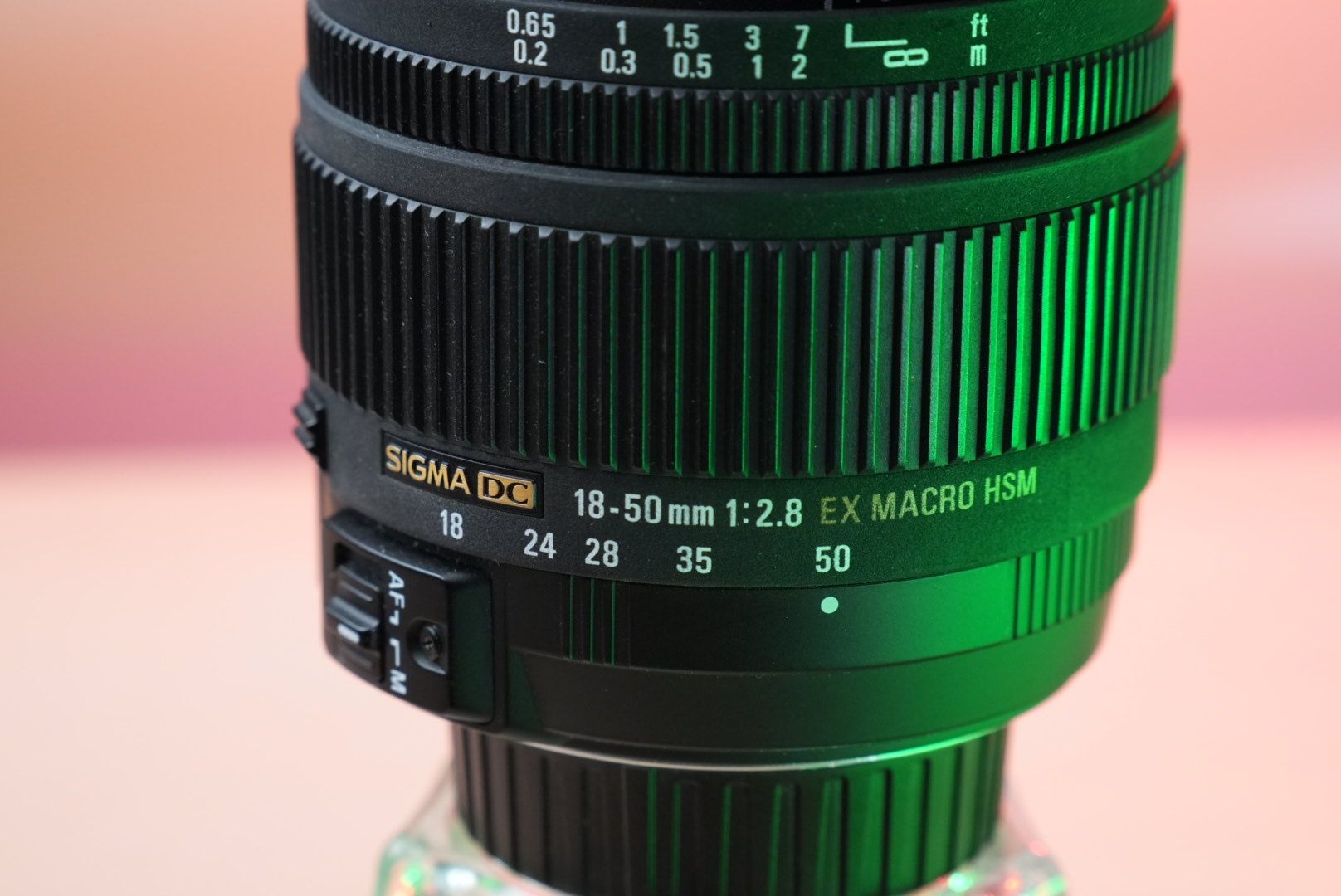 Sigma 18–50mm f/2.8 EX DC Macro HSM pentru Nikon - Stare foarte bună