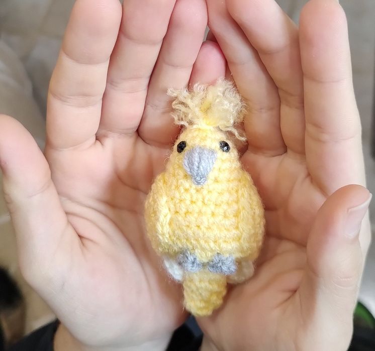 Багер плетен,Папагалчета цветни плетени