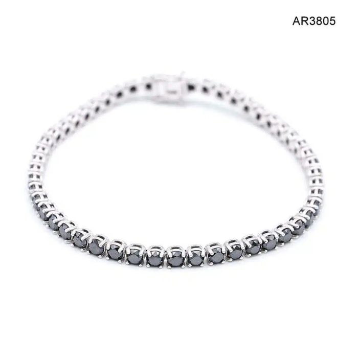 Bratara Aur 14K cu diamante negre model deosebit ARJEWELS